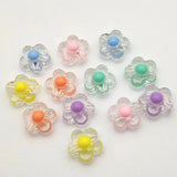 17mm 380pcs Acrylic Flower Bead DIY Jewelry Findings