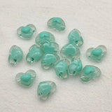 Clear Heart Bead In Beads For Necklace/Earrings DIY Parts 400pcs
