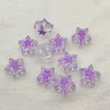 Clear Star Beads 350pcs for DIY Necklace/Earrings