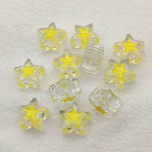 Clear Star Beads 350pcs for DIY Necklace/Earrings