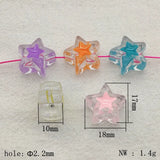 Clear Star Beads 350pcs for DIY Necklace/Earrings