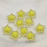 ARRIVAL! 19x20mm 250pcs Clear Star Beads Jewelry Findings DIY Accessories
