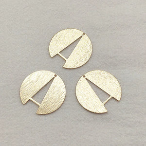 50pcs Brass Feather Charm Necklace Earring DIY Jewelry Findings
