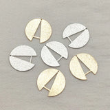 50pcs Brass Feather Charm Necklace Earring DIY Jewelry Findings