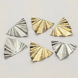 Brass Triangle Charm Pendants 100pcs