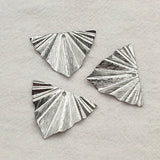 Brass Triangle Charm Pendants 100pcs