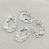 Brass Oval Pendant Charms, 100pcs DIY Jewelry Findings