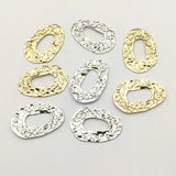 Brass Oval Pendant Charms, 100pcs DIY Jewelry Findings