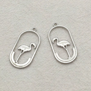 100pcs Zinc Alloy Charm Oval Pendants For DIY Necklace Earrings