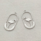 100pcs Zinc Alloy Charm Oval Pendants For DIY Necklace Earrings