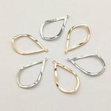 Brass Drop Charm Pendants 32x19mm 100pcs DIY Jewelry Findings