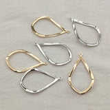 Brass Drop Charm Pendants 32x19mm 100pcs DIY Jewelry Findings