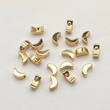 4x6mm 100pcs Moon Spacer Beads for DIY Jewelry