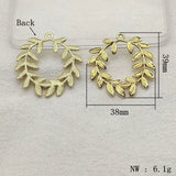 50pcs Zinc Alloy Pendants Round/Flower Charm Necklace Earrings DIY Parts