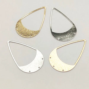 Brass Pendants Drop Charm For DIY Jewelry, 50pcs