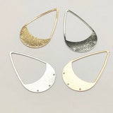 Brass Pendants Drop Charm For DIY Jewelry, 50pcs