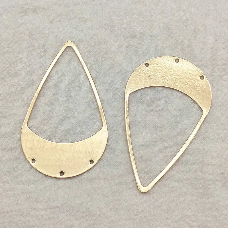 Brass Pendants Drop Charm For DIY Jewelry, 50pcs
