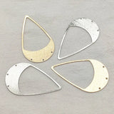 Brass Pendants Drop Charm For DIY Jewelry, 50pcs