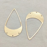 Brass Pendants Drop Charm For DIY Jewelry, 50pcs