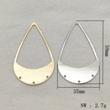 Brass Pendants Drop Charm For DIY Jewelry, 50pcs