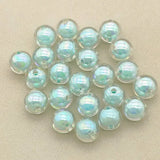 Aurora Effect Clear Round Beads 8/10/12/14/16mm