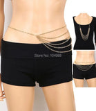 BE01 Women Belt Six-Layer Chains Jewelry
