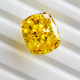 Radiant Cut Dark Yellow Regenerative Gemstone Beads