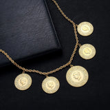 Arabic Coin Muslim Islam Middle East Necklace Women Arab/Africa Islamic Jewelry