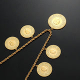Arabic Coin Muslim Islam Middle East Necklace Women Arab/Africa Islamic Jewelry