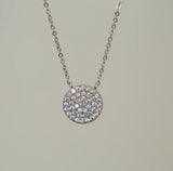 925 Silver Heart Arrow CZ Pendant Necklace