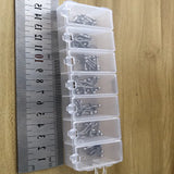70PCS 316L Tragus Barbell Body Piercing Jewelry Mix Styles With Box