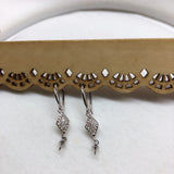 Drop Earrings Findings Mountings for Pearls Beads Stones Jade