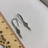 Drop Earrings Findings Mountings for Pearls Beads Stones Jade