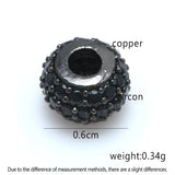 Zircon Spacer Beads for Bracelet Diy