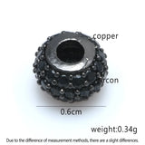 Zircon Spacer Beads for Bracelet Diy