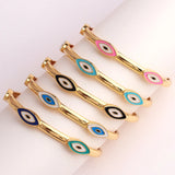 Boho Evil Eye 18K Plated Bangles Bracelets for Women Vintage Charm