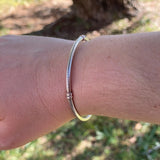 Sterling Silver Charm Bracelet Snake Chain