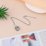 Tree of Life Round Urn Pendant Necklace