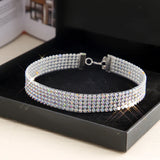Wedding Rhinestone Choker Necklace