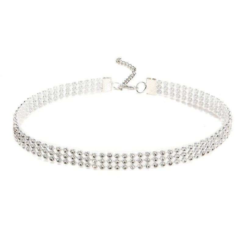 Wedding Rhinestone Choker Necklace