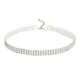 Wedding Rhinestone Choker Necklace