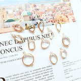 Transparent Water Drops Crystal Earrings Necklace Pendant Material