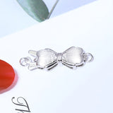 925 Silver Necklace Bracelet Clasps Hooks 3pcs