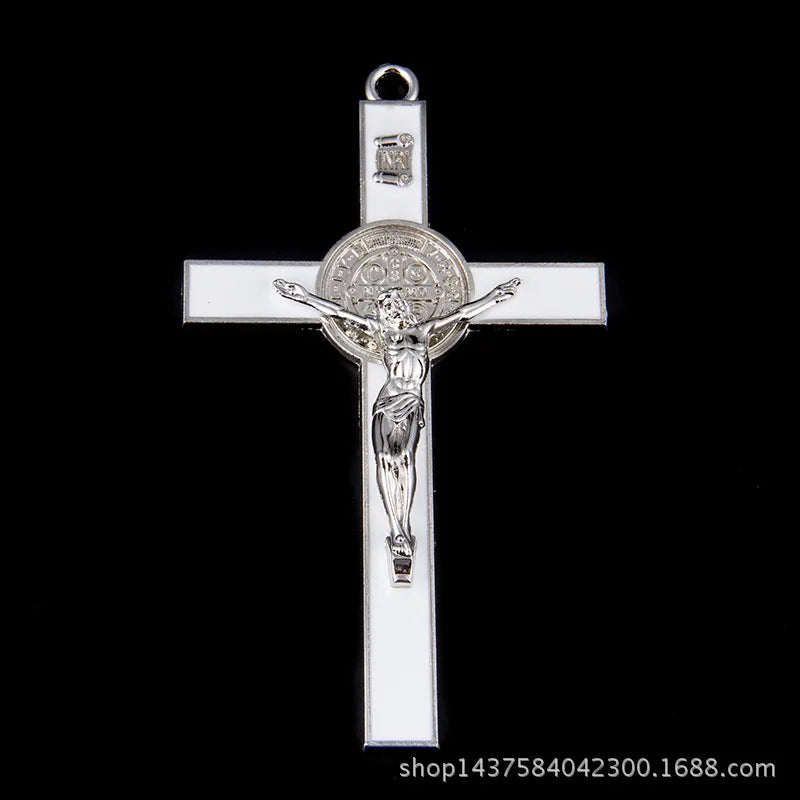 Exorcism Cross Pendant for Necklaces Zinc Alloy Material