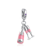 European Pink Dentistry Toothbrush Teeth Diy Bead Charm