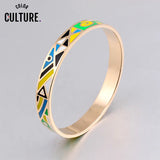 Vintage Style Enamel Bangles for Women