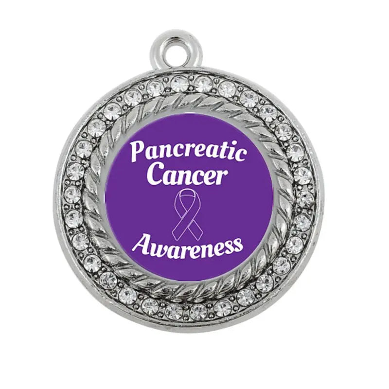 Pancreatic Cancer Awareness Charm Jewelry Accessory