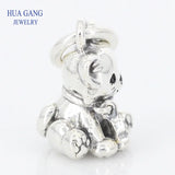 925 Sterling Silver Sweet Cat Charm Bead
