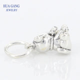 925 Sterling Silver Sweet Cat Charm Bead