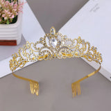 Crystal Crown Headband Bridal Hair Accessories Tiara Women Girls Wedding Party